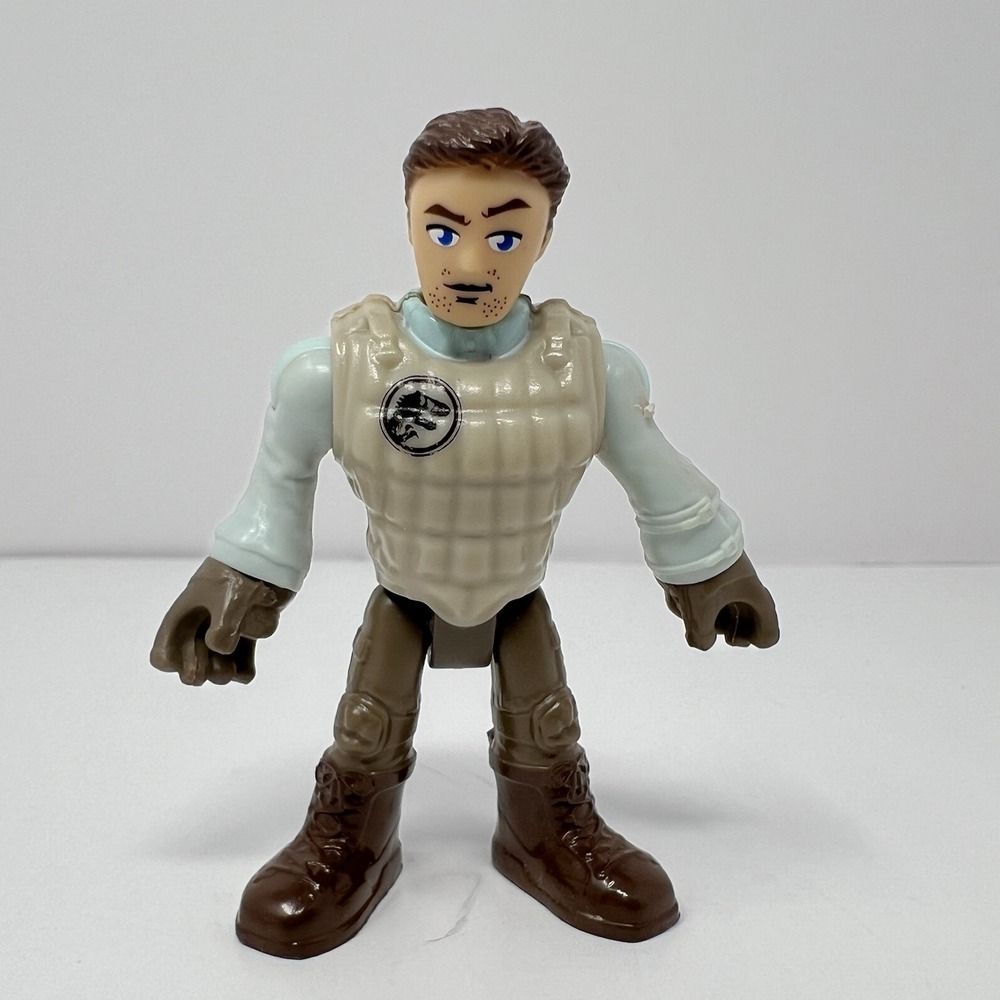 Imaginext Jurassic World Owen Grady Mini Action Figures Super Hero Toys